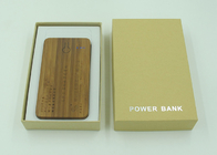 Упакованная коробка белой бумаги формы квадрата банка силы клена высекаенная материалом деревянная